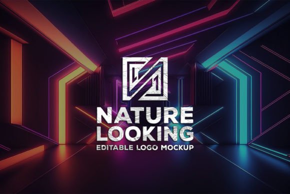 Download Logo Mockup on the Tunnel Background - Premium Bundle