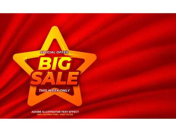 Download Big Sale Editable Text Effect - Editable text Collection