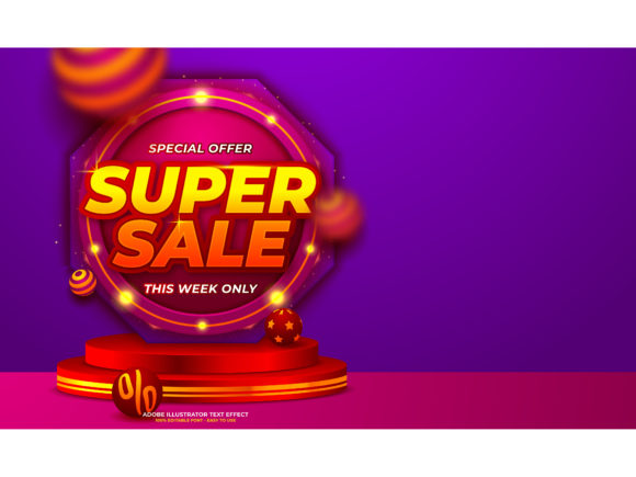 Download Super Sale Editable Text Effect - Editable text Collection