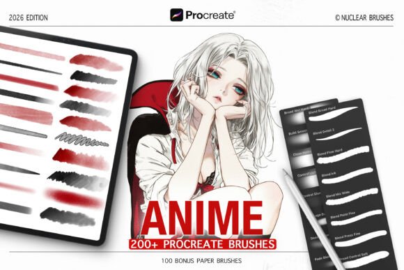 Download Procreate Brushes - Soft Anime Renderig - Premium Resources