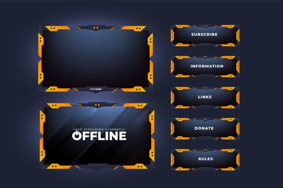 Download Live Streaming Overlay Screen Panel - Overlay Collection