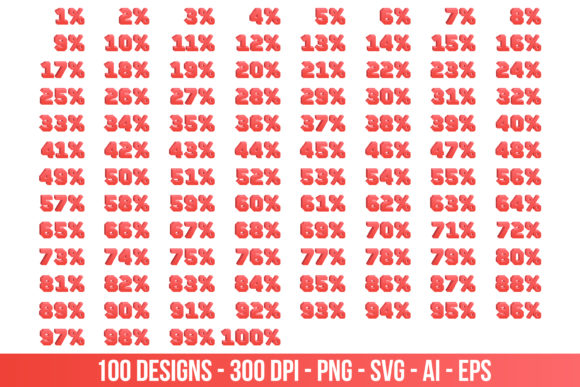 Download 3D Discount Numbers - Number Collection