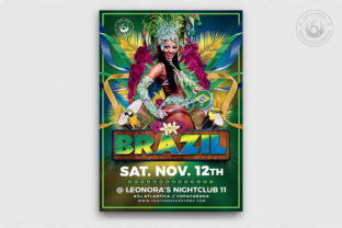 Download Brazilian Show Flyer Template - Flyer Collection